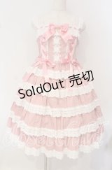 BABY,THE STARS SHINE BRIGHT / Romantic Dream Roseジャンパースカート  ピンク O-25-09-30-003-BA-OP-IG-OS