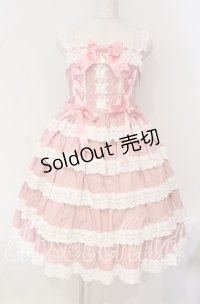 BABY,THE STARS SHINE BRIGHT / Romantic Dream Roseジャンパースカート  ピンク O-25-09-30-003-BA-OP-IG-OS