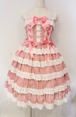 画像1: BABY,THE STARS SHINE BRIGHT / Romantic Dream Roseジャンパースカート  ピンク O-25-09-30-003-BA-OP-IG-OS (1)