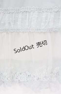 画像2: axes femme / 裾モチーフレース使いペチスカート M グリーン O-25-09-30-033-AX-SK-OW-OS