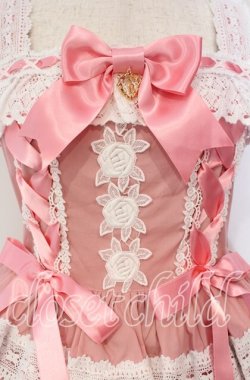 画像2: BABY,THE STARS SHINE BRIGHT / Romantic Dream Roseジャンパースカート  ピンク O-25-09-30-003-BA-OP-IG-OS