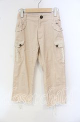 axes femme / 裾編み上げパンツ M ピンク O-25-09-30-040-AX-PA-OW-ZT280