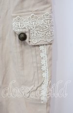画像2: 【SALE】axes femme / 裾編み上げパンツ M ピンク O-25-09-30-040-AX-PA-OW-ZT280 (2)