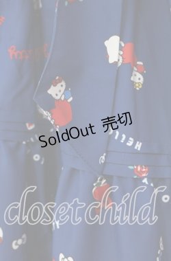 画像2: axes femme / ハローキティプリントスカート  ブルー O-25-09-30-043-AX-SK-IG-OS