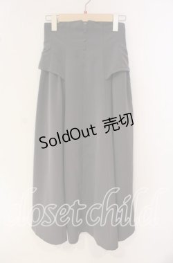 画像1: an another angelus / コルセット風サイドタックスカート F グレー O-25-09-30-048-CA-SK-OW-OS