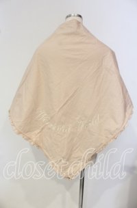 WONDERFUL WORLD / 2002年 ロゴ刺繍ストール  ピンク O-25-09-30-050-LO-ZA-IG-ZT357