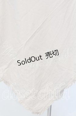 画像2: WONDERFUL WORLD / 2002年 ロゴ刺繍ストール  ピンク O-25-09-30-050-LO-ZA-IG-ZT357