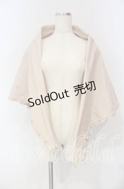 画像3: WONDERFUL WORLD / 2002年 ロゴ刺繍ストール  ピンク O-25-09-30-050-LO-ZA-IG-ZT357