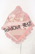 PINK HOUSE / ブーケチェックパッチワークストール  アカ O-25-09-30-051-LO-ZA-IG-OS