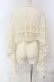 画像1: axes femme / レーシーストール 185×40cm アイボリー O-25-09-30-053-AX-ZA-IG-OS (1)