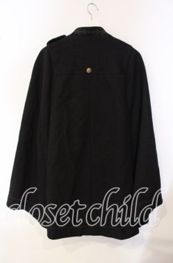 画像3: axes femme / ダブルボタンケープコート  クロ O-25-09-30-057-AX-CO-IG-OS