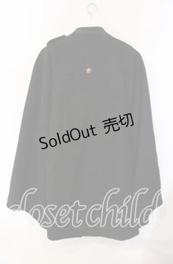 画像3: axes femme / ダブルボタンケープコート  クロ O-25-09-30-057-AX-CO-IG-OS