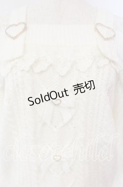 画像2: LIZ LISA / レースアップオフショルニット 0 ホワイト O-25-09-30-005-LO-TO-OW-OS