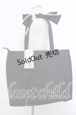 画像2: Eri Aino's collaboration / シャーロットの習い事バッグ お澄ましブラック クロ×シロ O-25-09-30-1005-LO-BG-OW-ZT-K013
