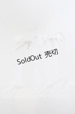 画像1: DearMyLove / クロスリボンクリップ  シロ O-25-09-30-1061-EL-AC-OW-OS