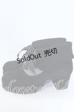 画像2: axes femme / 襟風折り返しブーティー M クロ O-25-09-30-1062-AX-SH-IG-OS