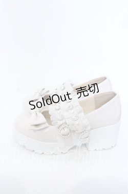 画像2: Lovely Tency / 眞白ありすコラボ厚底ローファー M ピンク O-25-09-30-1064-LO-SH-OW-OS