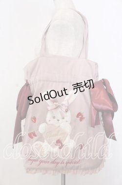 画像1: LIZ LISA / ストロベリーラビットトートバッグ  ピンク O-25-09-30-1007-LO-BG-OW-OS