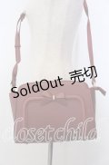 m petit by misako / リボンヨコショルダーバッグ  アカ O-25-09-30-1008-LO-BG-IG-ZT-K013