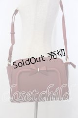 m petit by misako / リボンヨコショルダーバッグ  アカ O-25-09-30-1008-LO-BG-IG-ZT-K013