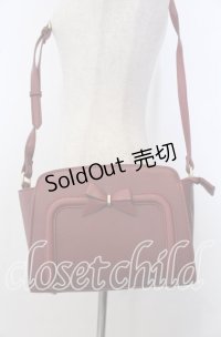 m petit by misako / リボンヨコショルダーバッグ  アカ O-25-09-30-1008-LO-BG-IG-ZT-K013