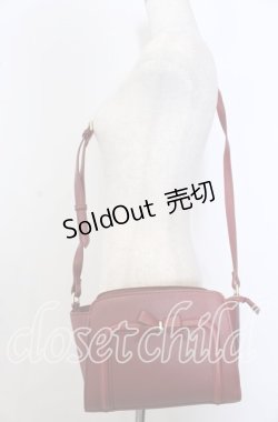 画像2: m petit by misako / リボンヨコショルダーバッグ  アカ O-25-09-30-1008-LO-BG-IG-ZT-K013