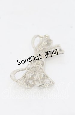 画像2: INGEBORG / リボン型パールヘアピン  ゴールド O-25-09-30-1072-LO-AC-OW-OS