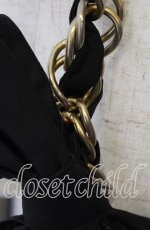 画像2: 【SALE】INGEBORG / サテンリボンチェーンベルト  ゴールド O-25-09-30-1078-LO-ZA-OW-ZT323 (2)