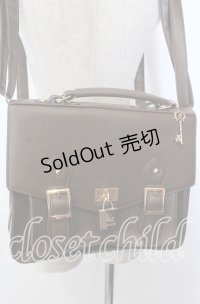 Amavel / カギ付ミニサッチェルバッグ  ブラウン O-25-09-30-1010-CA-BG-OW-ZT-K013