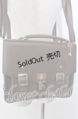 画像1: Amavel / カギ付ミニサッチェルバッグ  ブラウン O-25-09-30-1010-CA-BG-OW-ZT-K013