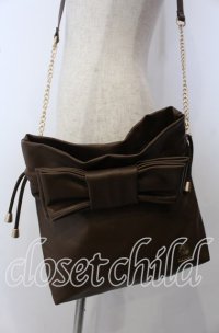 m petit by misako / NINA'S バッグ  ブラウン O-25-09-30-1012-LO-BG-OW-ZT-K012