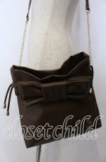 画像1: 【SALE】m petit by misako / NINA'S バッグ  ブラウン O-25-09-30-1012-LO-BG-OW-ZTK012 (1)
