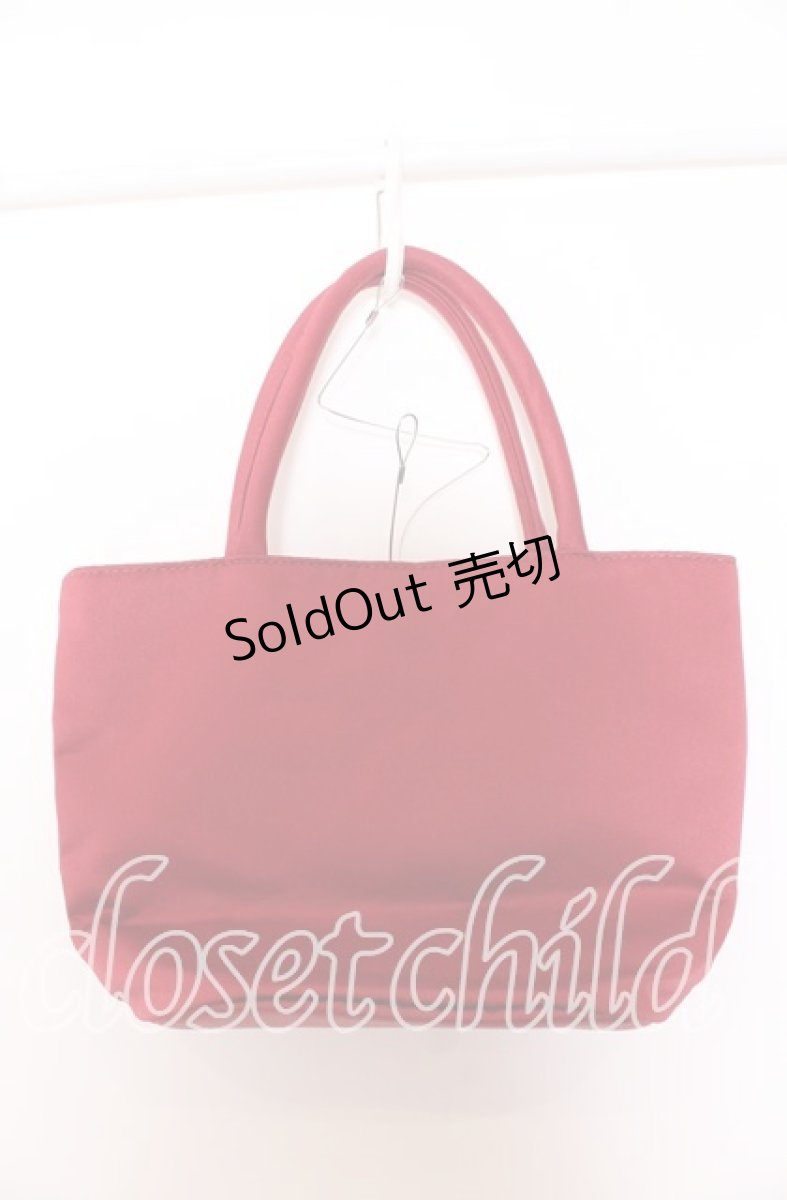 画像2: 【SALE】Maison de FLEUR / チェリートートバッグ  アカ O-25-09-30-1013-LO-BG-OW-ZTK012 (2)