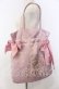 画像1: Maison de FLEUR / LittleTwinStars ダブルリボントート  ピンク O-25-09-30-1014-LO-BG-OW-OS (1)