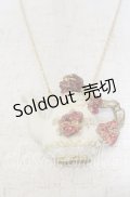 Boo!Do堂 / 女王のお気に入りのティーポットネックレス  アイボリー×アカ O-25-09-30-1015-GO-AC-OW-OS