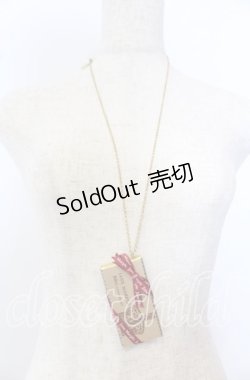 画像2: Jane Marple / チョコレートネックレス  ゴールド×ワイン O-25-09-30-1019-JM-AC-OW-OS