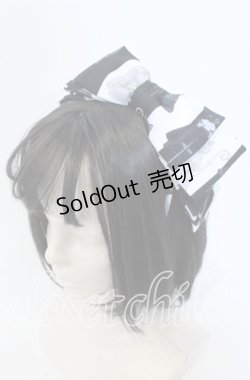 画像1: Royal Princess Alice / Chess Board Cat ・tonoコラボカチューシャ  クロ×シロ O-25-09-30-1021-LO-AC-OW-ZT271