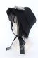 画像1: m petit by misako / サンリオコラボリボンバケットハット 57.5ｃｍ クロ O-25-09-30-1024-LO-AC-OW-OS (1)