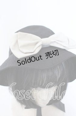 画像2: m petit by misako / サンリオコラボリボンバケットハット 57.5ｃｍ クロ O-25-09-30-1024-LO-AC-OW-ZT1003W