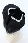 Eri Aino's collaboration / AE*ベレー 57.5ｃｍ クロ O-25-09-30-1025-LO-AC-OW-ZT1003W