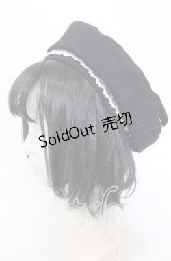 画像2: Eri Aino's collaboration / AE*ベレー 57.5ｃｍ クロ O-25-09-30-1025-LO-AC-OW-ZT1003W