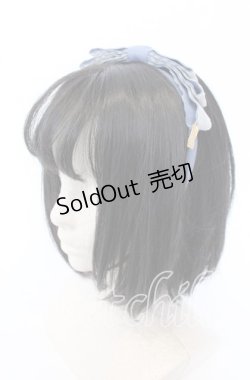 画像1: Emily Temple cute / レースリボンカチューシャ  サックス O-25-09-30-1028-ET-AC-OW-ZT271