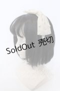 m petit by misako / パール付きリボンカチューシャ  アイボリー O-25-09-30-1030-LO-AC-OW-OS