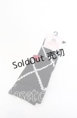 FLC / ECHSOVKレースアップ　オーバーニーソックス 23-25ｃｍ クロ O-25-09-30-1041-LO-ZA-OW-ZT271