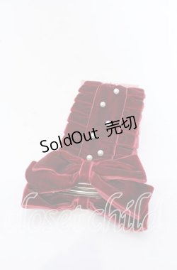 画像1: FLC / ホシナ*ヘッドドレス  ワイン O-25-09-30-1042-LO-AC-OW-OS