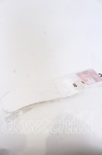 m petit by misako / AMOVKTPレースリボン 23-25cm シロ O-25-09-30-1046-LO-ZA-IG-ZT323