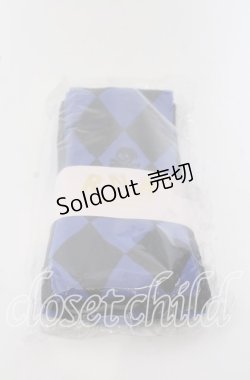 画像1: RNA / ダイヤスカル柄タイツ  ブルー O-25-09-30-1048-PU-ZA-IG-ZT1003X