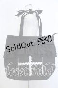 Eri Aino's collaboration / シャーロットの習い事バッグ お澄ましブラック クロ×シロ O-25-09-30-1005-LO-BG-OW-ZT-K013