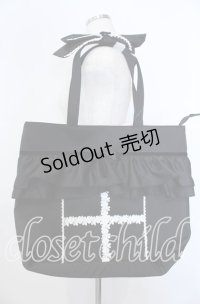 Eri Aino's collaboration / シャーロットの習い事バッグ お澄ましブラック クロ×シロ O-25-09-30-1005-LO-BG-OW-ZT-K013