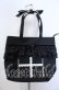 画像1: Eri Aino's collaboration / シャーロットの習い事バッグ お澄ましブラック クロ×シロ O-25-09-30-1005-LO-BG-OW-OS (1)